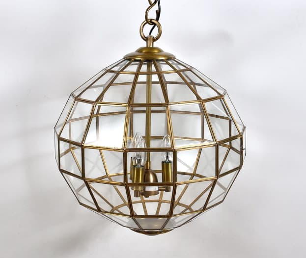 złota lampa