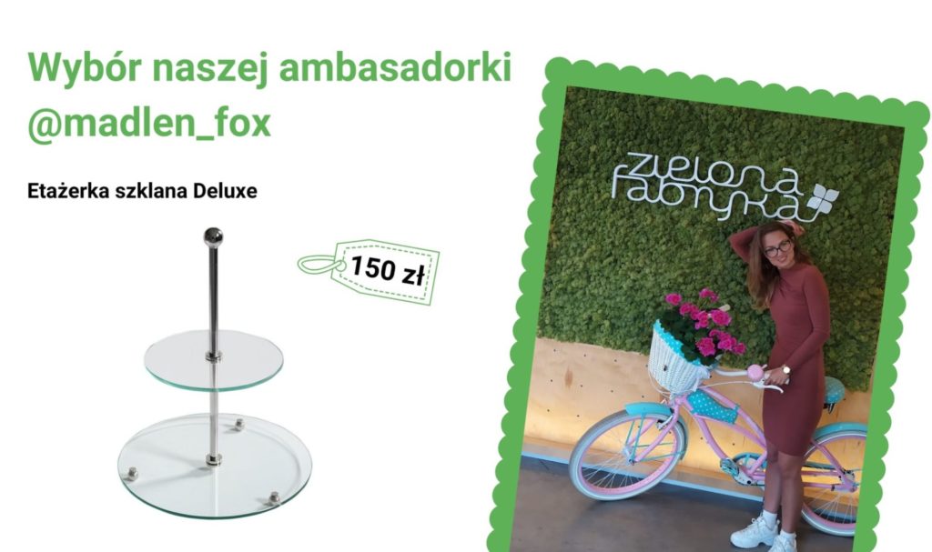 Etażerka szklana Deluxe - wybór naszej ambasadorki @madlen_fox